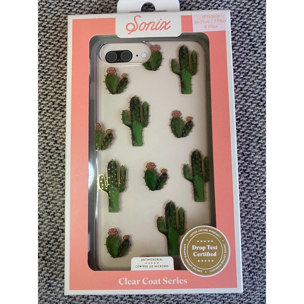 Sonix Prickly Pear Case Protective Clear Case iPhone 6s Plus, 7 Plus, 8 Plus